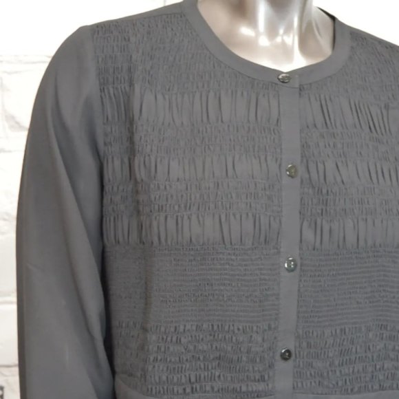 NWT BLACK Joan Rivers Blouse - Picture 3 of 5